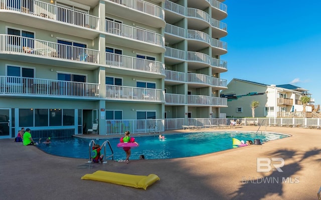 view of pool