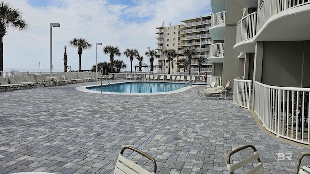 pool featuring a patio