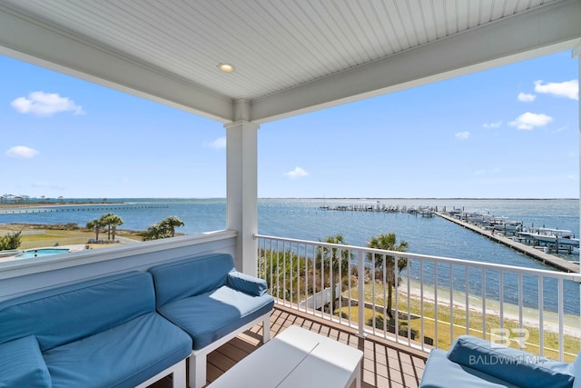 4029 Landfall Dr, Pensacola, FL 32507 - balcony with a water view