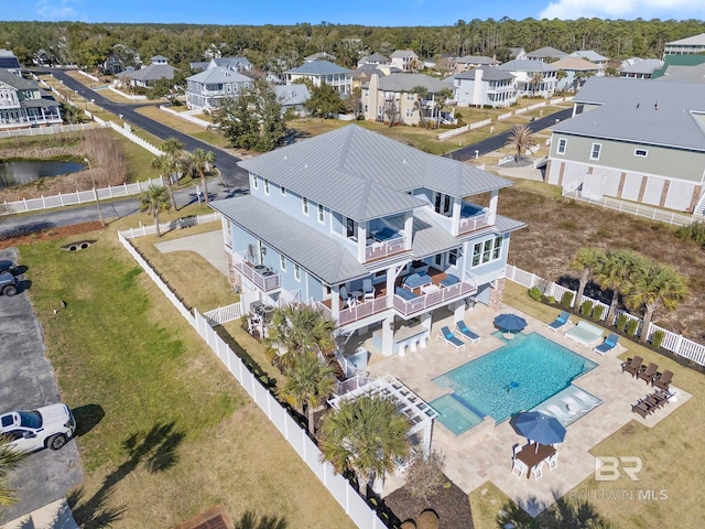 4029 Landfall Dr, Pensacola, FL 32507 - bird's eye view with a residential view