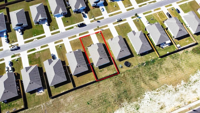 drone / aerial view featuring a residential view