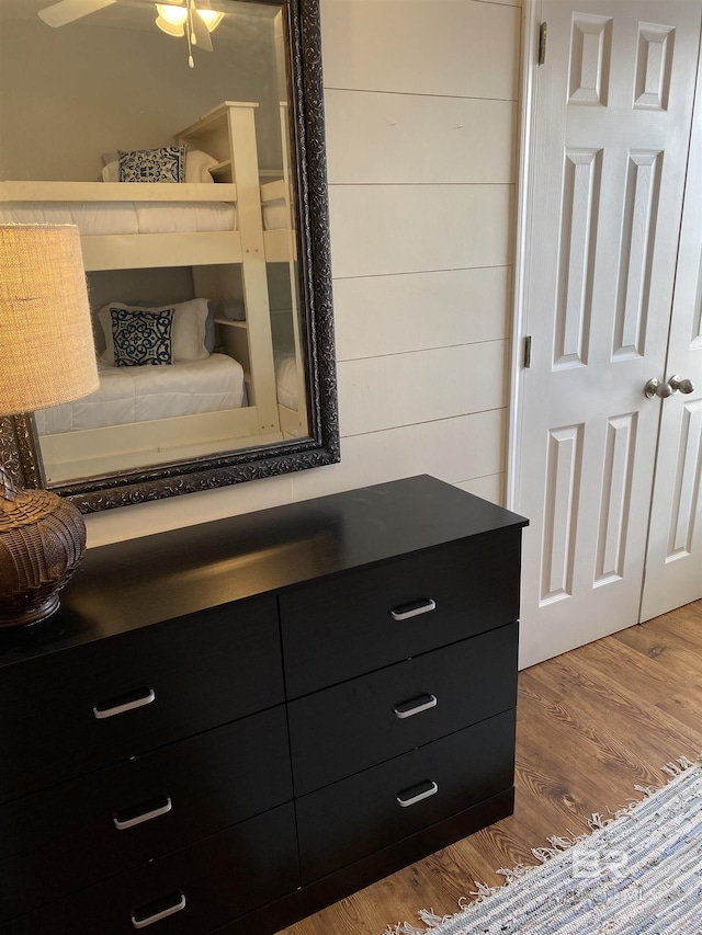 5781 State Highway 180 Unit 6006, Gulf Shores, AL 36542 - detailed view of wood finished floors and ceiling fan