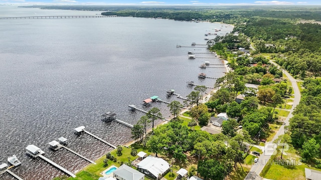 35788 Boykin Blvd, Lillian, AL 36549 - birds eye view of property with a water view