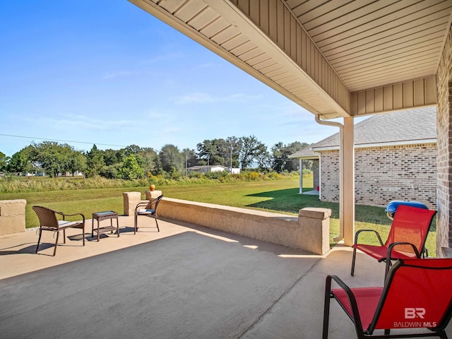 view of patio