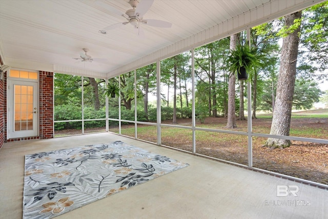9330 Timbercreek Blvd, Daphne, AL 36527 - unfurnished sunroom with a ceiling fan