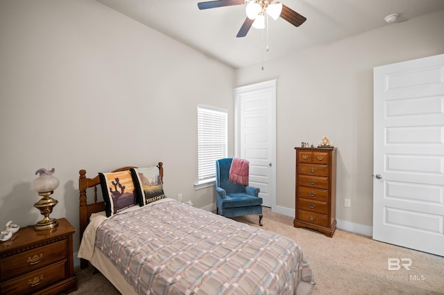 9377 Diamante Blvd, Daphne, AL 36526 - carpeted bedroom with baseboards and a ceiling fan