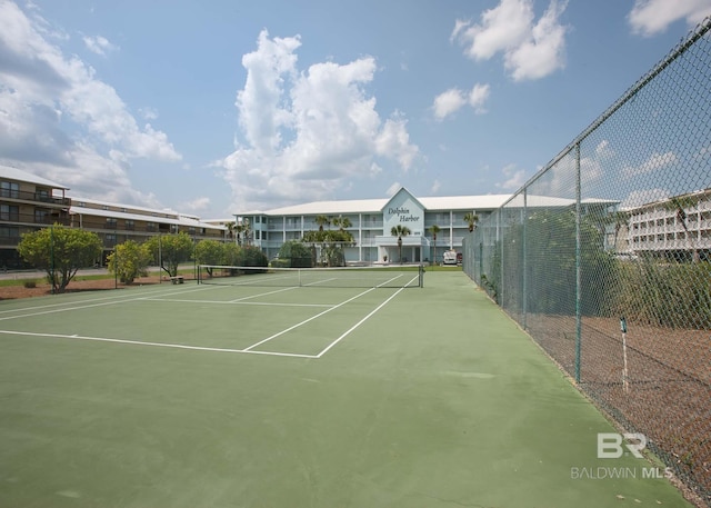 view of sport court