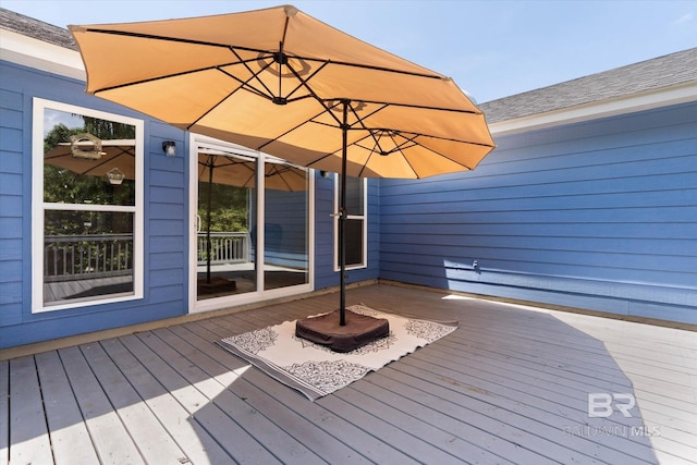 view of deck