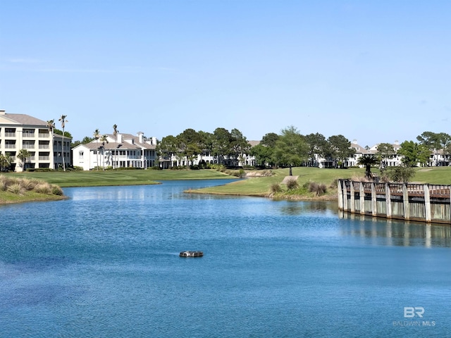 property view of water
