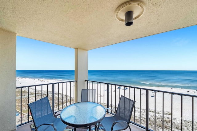 24230 Perdido Beach Blvd Unit 3077, Orange Beach, AL 36561 - balcony with a water view and a beach view