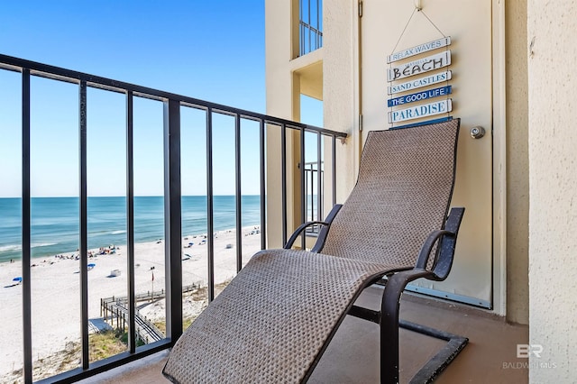 24230 Perdido Beach Blvd Unit 3077, Orange Beach, AL 36561 - balcony with a water view and a beach view