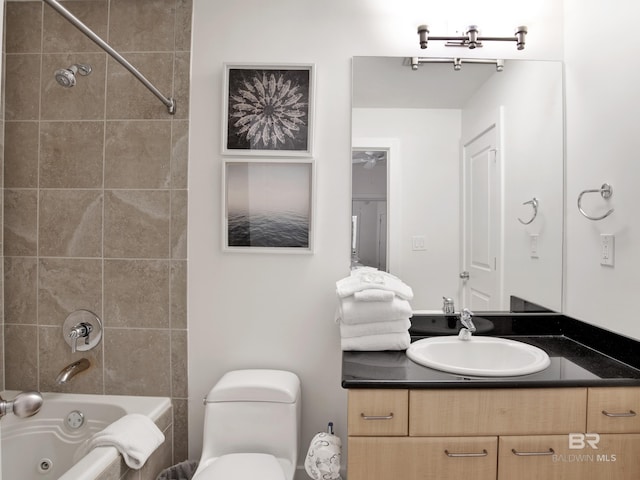28105 Perdido Beach Blvd Unit C504, Orange Beach, AL 36561 - full bathroom with toilet, vanity, and shower / bathing tub combination