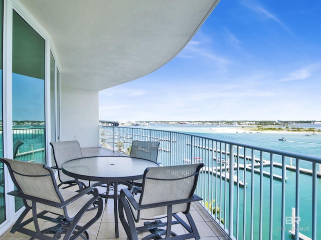 28105 Perdido Beach Blvd Unit C504, Orange Beach, AL 36561 - balcony featuring a water view