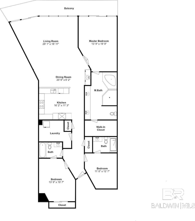 28105 Perdido Beach Blvd Unit C504, Orange Beach, AL 36561 - plan