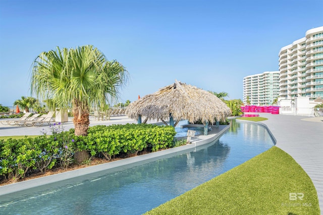 28105 Perdido Beach Blvd Unit C504, Orange Beach, AL 36561 - view of pool featuring a gazebo