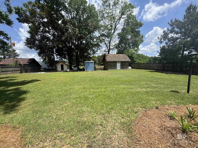 2274 Foshee Rd, Brewton, AL 36426 - fenced backyard featuring a shed