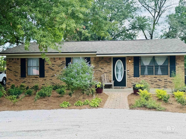 2274 Foshee Rd, Brewton, AL 36426 - ranch-style home featuring brick siding and a shingled roof