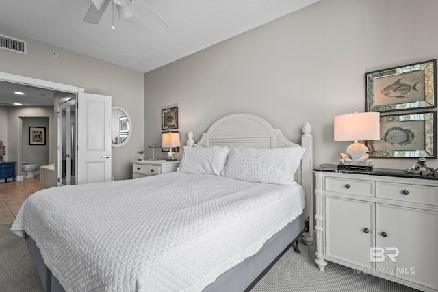 521 W Beach Blvd Unit 1702, Gulf Shores, AL 36542 - carpeted bedroom with a ceiling fan