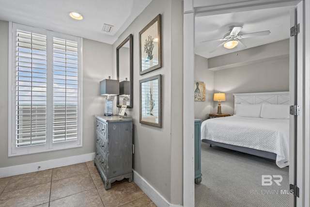 521 W Beach Blvd Unit 1702, Gulf Shores, AL 36542 - bedroom featuring tile patterned flooring and recessed lighting