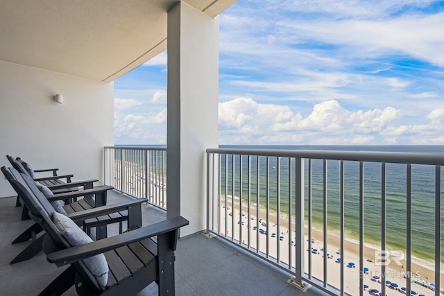 521 W Beach Blvd Unit 1702, Gulf Shores, AL 36542 - balcony with view of water and beach