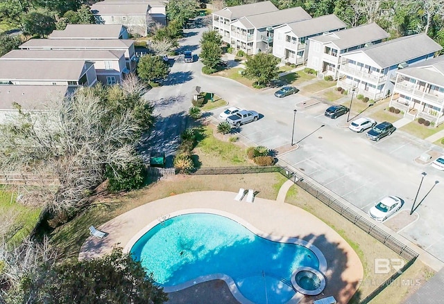 25806 Pollard Rd Unit 204, Daphne, AL 36526 - bird's eye view of a pool