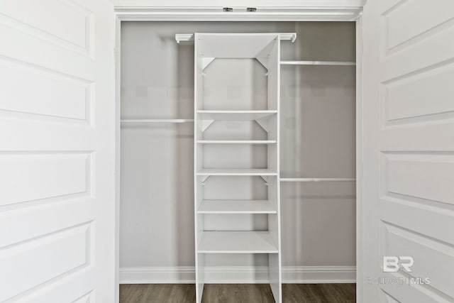 view of closet