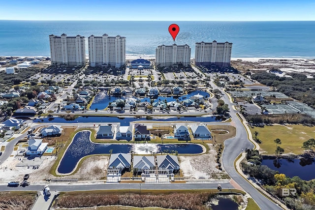 527 Beach Club Trl Unit C305, Gulf Shores, AL 36542 - birds eye view of property featuring a water view