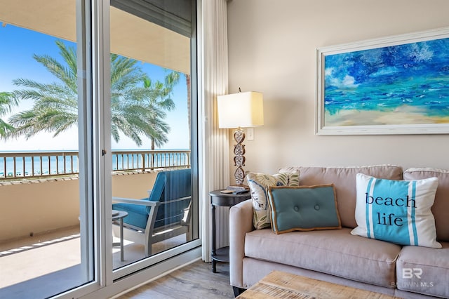 527 Beach Club Trl Unit C305, Gulf Shores, AL 36542 - sitting room featuring a healthy amount of sunlight and wood finished floors