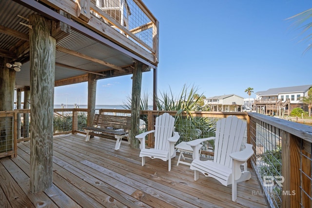 316 Quivira St, Dauphin Island, AL 36528 - deck featuring a residential view