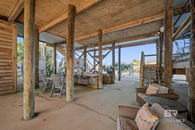 316 Quivira St, Dauphin Island, AL 36528 - view of patio
