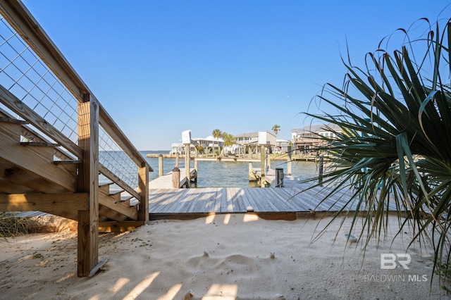 316 Quivira St, Dauphin Island, AL 36528 - dock area with a water view
