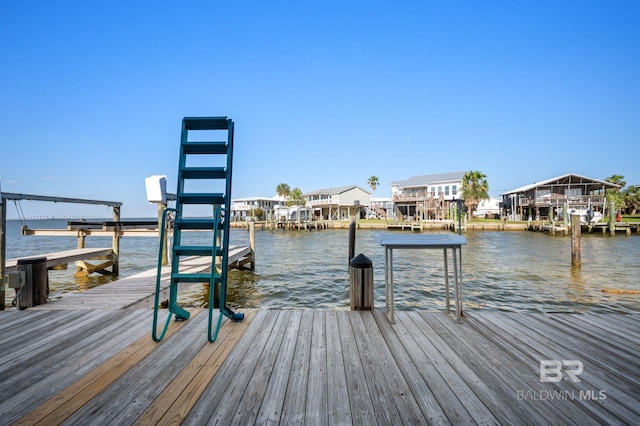 316 Quivira St, Dauphin Island, AL 36528 - view of dock featuring a water view