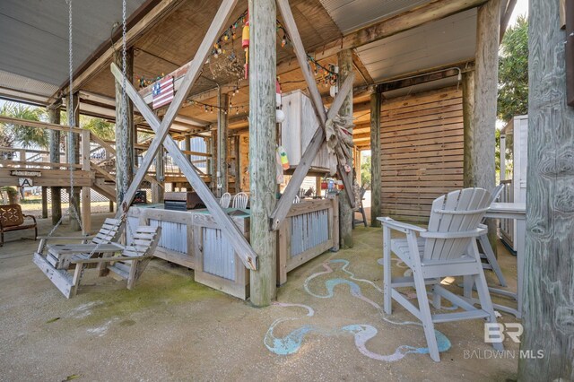 316 Quivira St, Dauphin Island, AL 36528 - view of patio