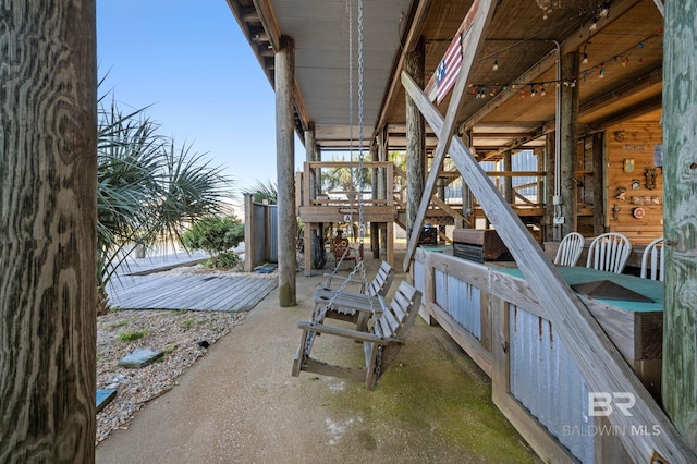 316 Quivira St, Dauphin Island, AL 36528 - view of patio