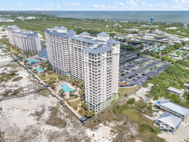 375 Beach Club Dr Unit 1801, Gulf Shores, AL 36542 - aerial view of a pool, a large body of water, and apartment complex