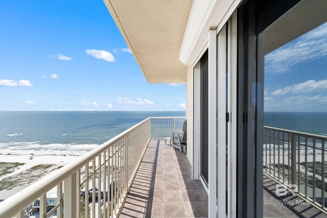 375 Beach Club Dr Unit 1801, Gulf Shores, AL 36542 - balcony featuring view of water and beach