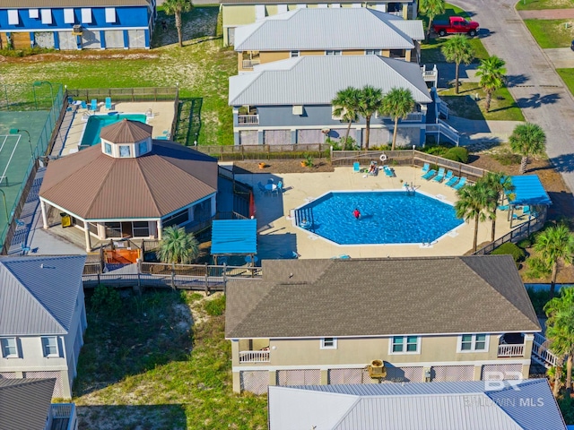 drone / aerial view