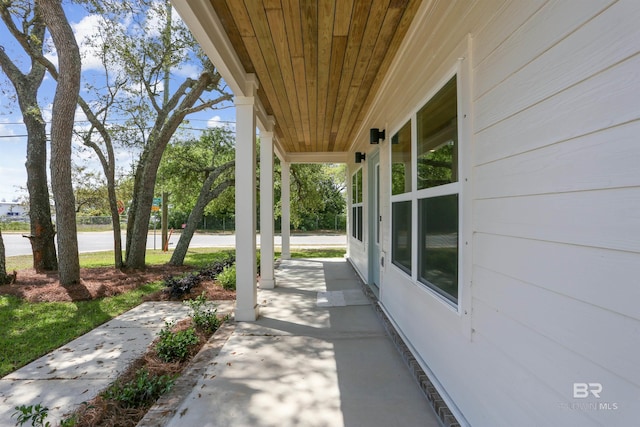 5099 Leeward Dr, Pensacola, FL 32507 - view of patio with a porch