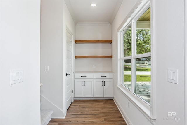 5099 Leeward Dr, Pensacola, FL 32507 - bar featuring wood finished floors, healthy amount of natural light, and recessed lighting