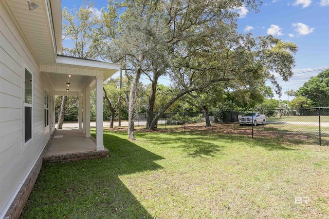 5099 Leeward Dr, Pensacola, FL 32507 - view of yard featuring a patio area