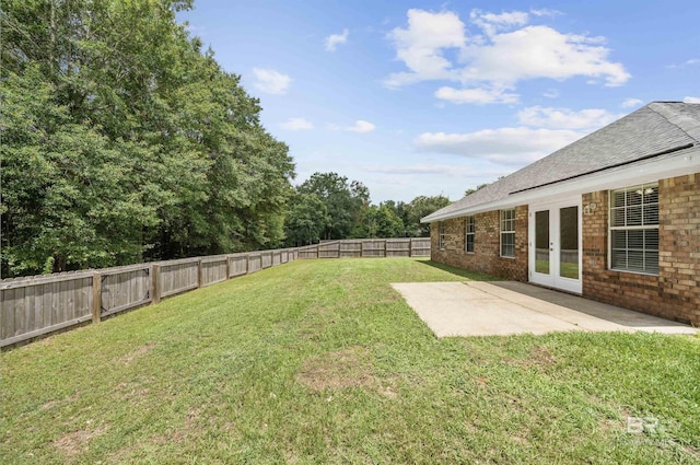16063 Mansion St, Foley, AL 36535 - view of yard featuring french doors and a patio