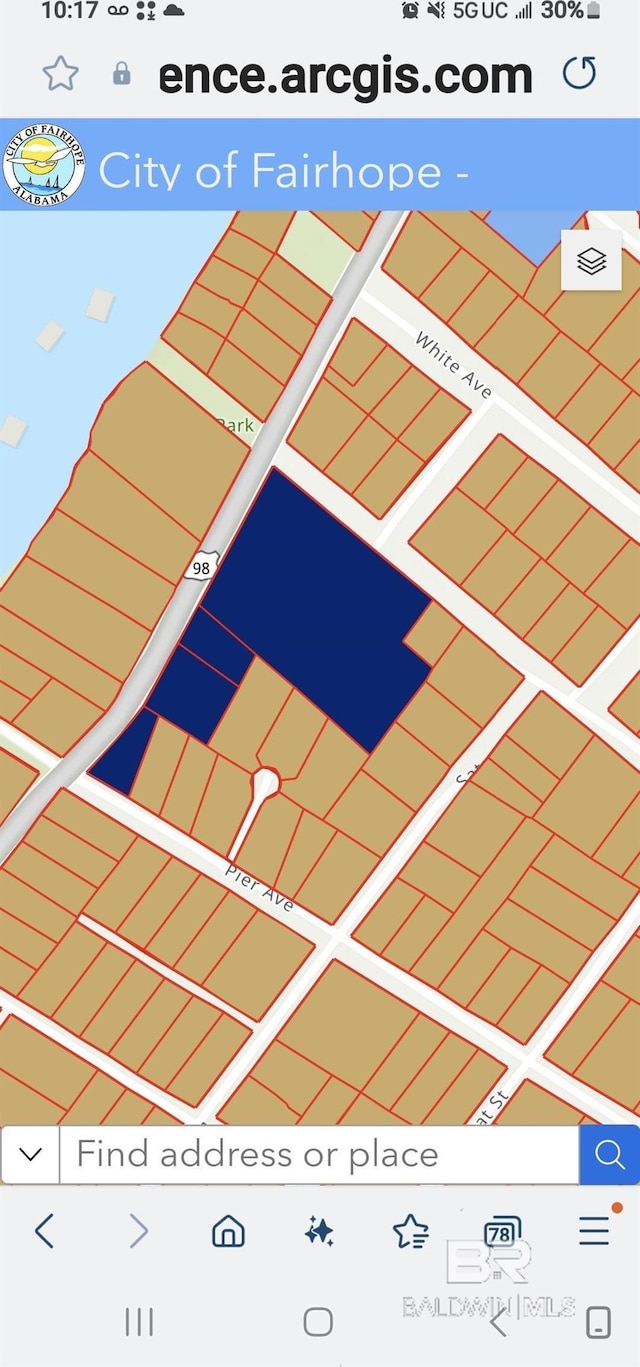 map location