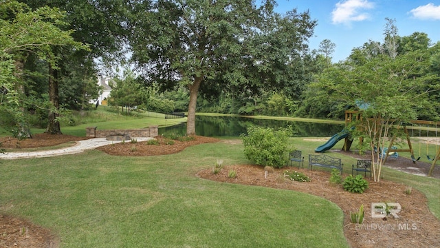 202 Paddle Creek Loop, Fairhope, AL 36532 - view of yard featuring a water view