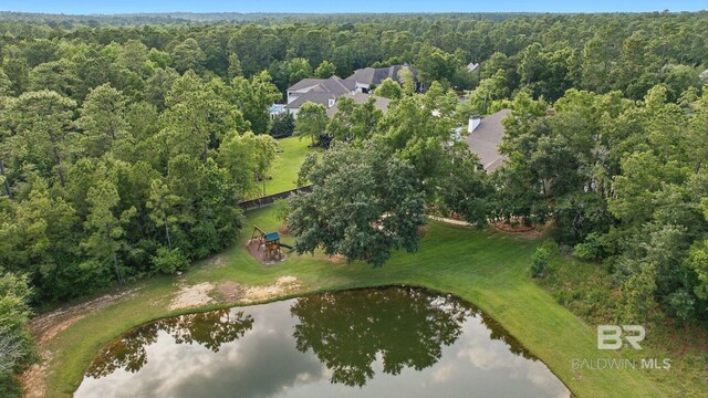 202 Paddle Creek Loop, Fairhope, AL 36532 - aerial view of property's location featuring a nearby body of water and a forest