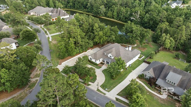 202 Paddle Creek Loop, Fairhope, AL 36532 - aerial view of property and surrounding area featuring nearby suburban area