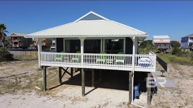 view of back of property