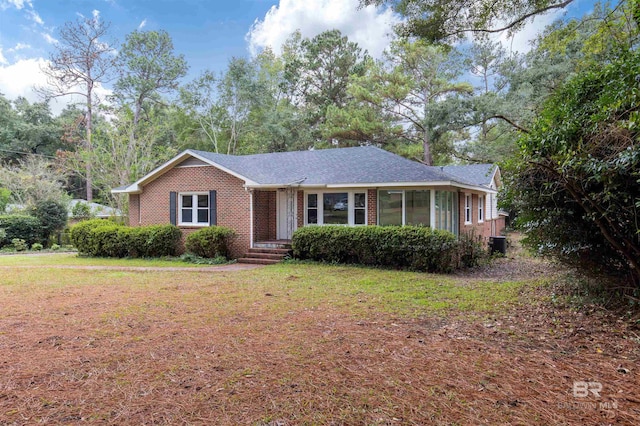 view of ranch-style home