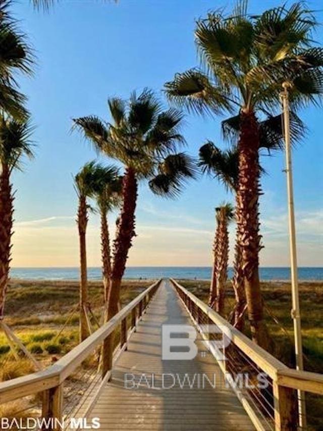 26302 Perdido Beach Blvd Unit D-704, Orange Beach, AL 36561 - dock area featuring a water view