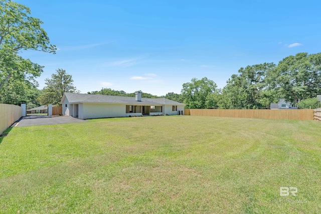 751 Abbey Way, Mobile, AL 36695 - view of yard with asphalt driveway