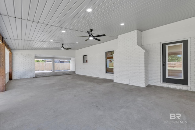 751 Abbey Way, Mobile, AL 36695 - view of patio / terrace featuring a ceiling fan